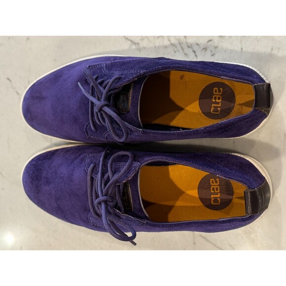 Clae Ellington SP Purple Suede Mens Premium Casual Shoes Sneakers SZ 10.5 - Picture 8 of 9